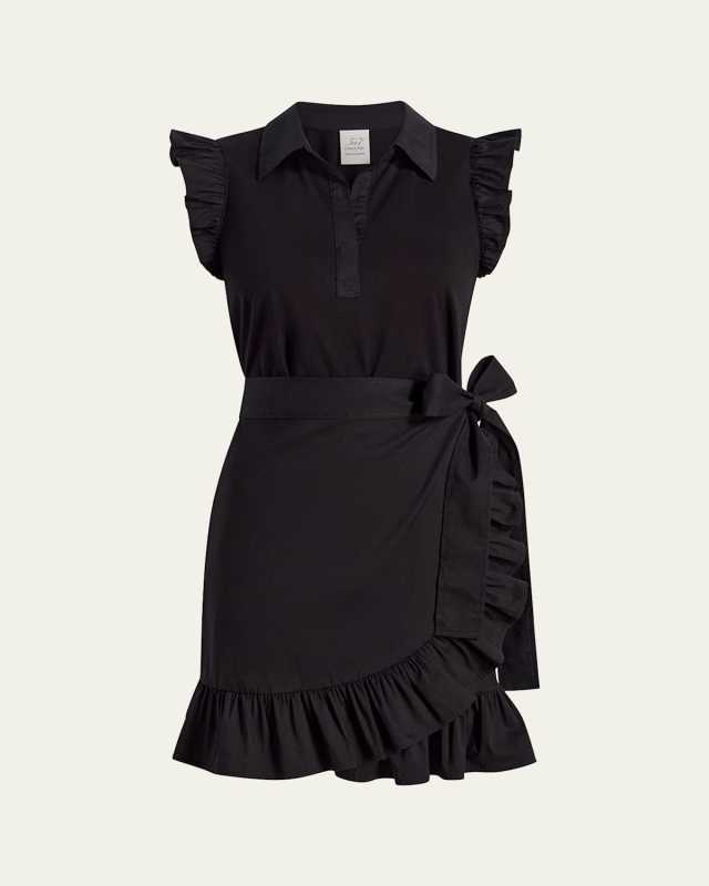 Mahlia Ruffled Combo Mini Dress